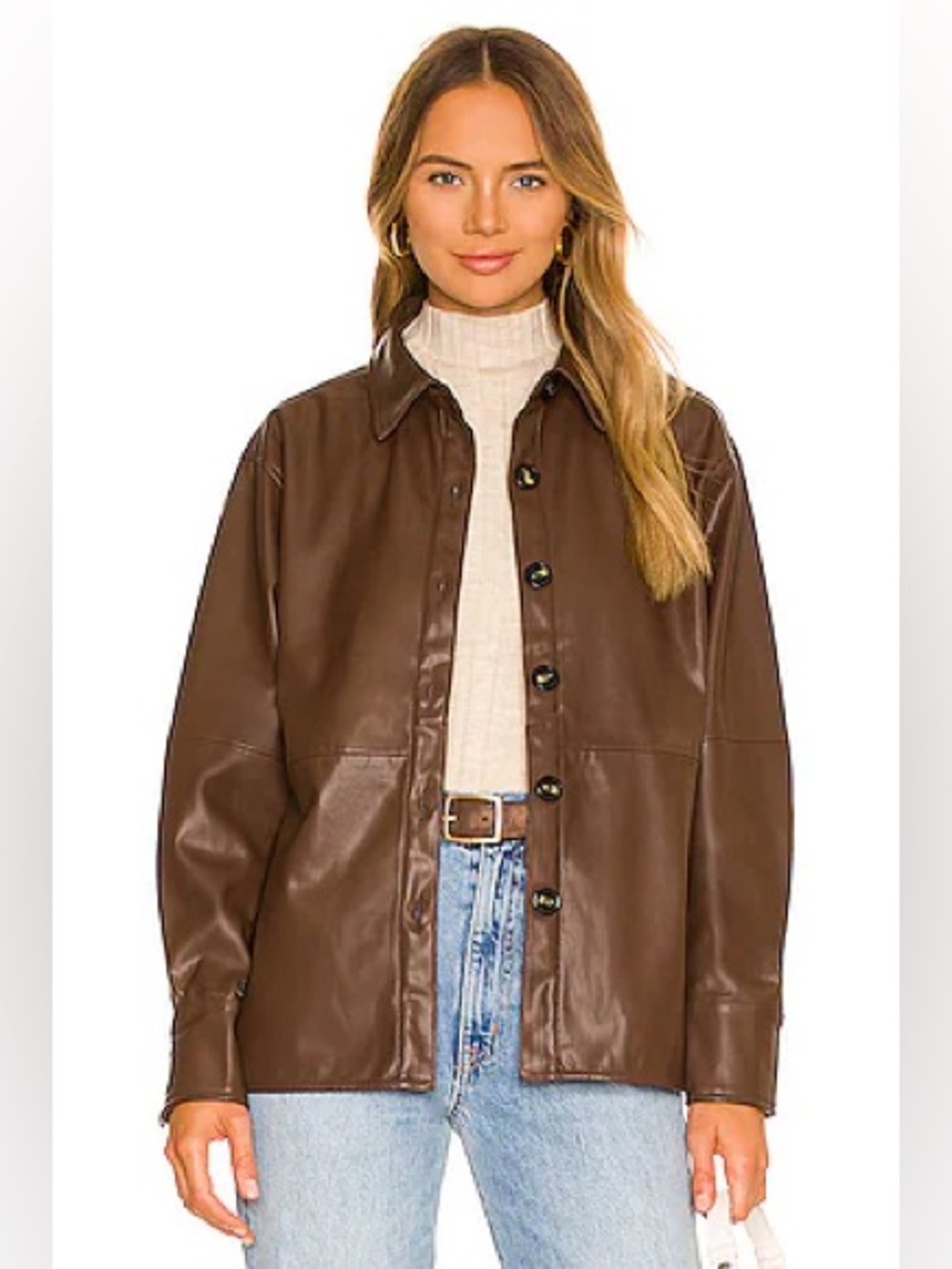 Sanctuary Brown Leather jacket